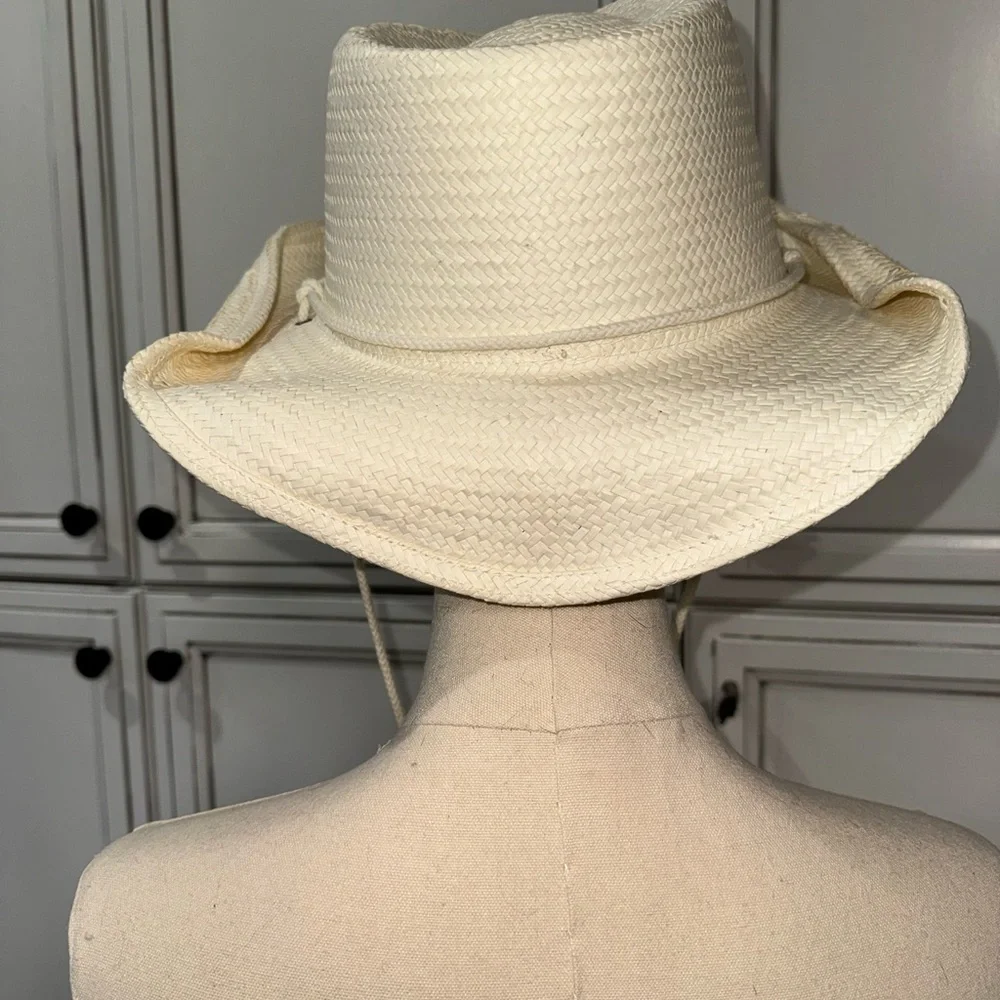 Toby Keith straw cowboy hat NWOT light color honky tonk - Picture 5 of 8